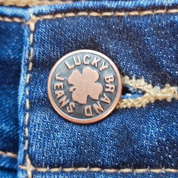 Lucky Brand Jeans Hayden skinny ankle indigo blue women's size 00 / 24 - Picture 10 of 12